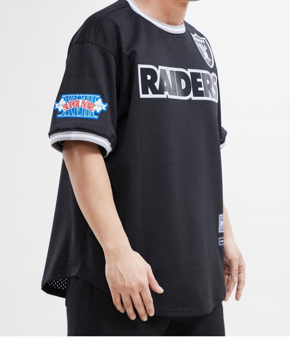 Pro Standard Las Vegas Raiders LOGO Mesh Pro Team SS Jersey-White (FOR –  Fresh Society