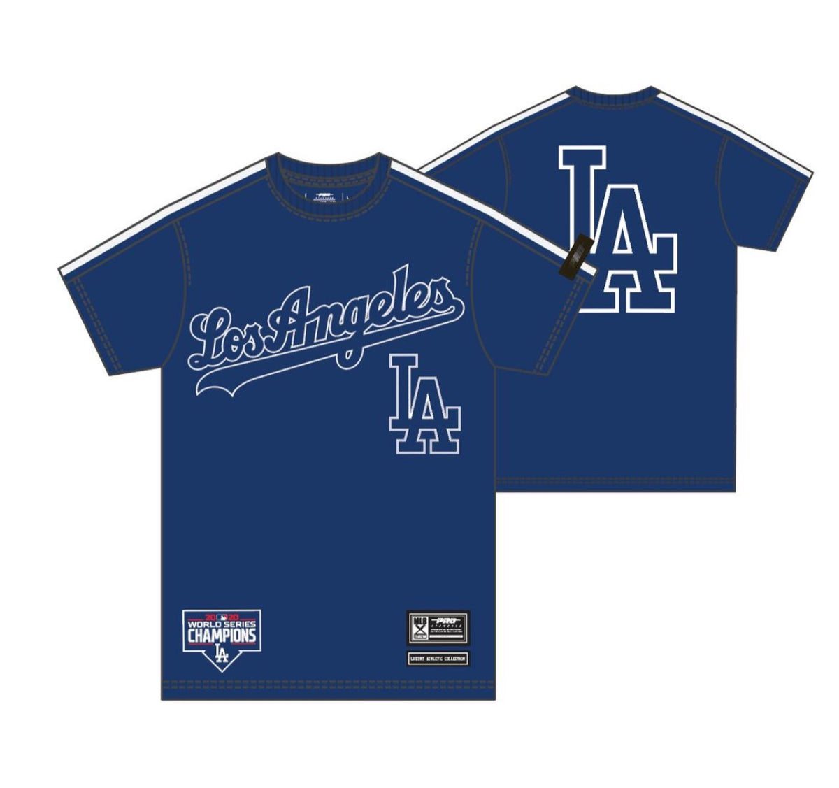 Pro Standard Mens LA Dodgers Black Sports Tee – Unleashed