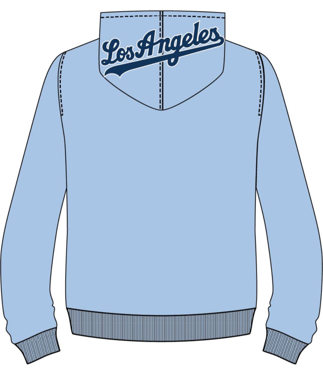 Pro Standard White LA Dodgers Hoodie Hooded Sweatshirt – Unleashed