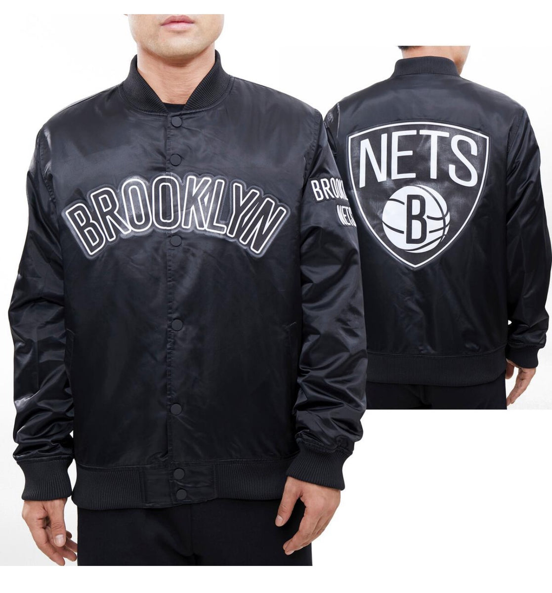 Brooklyn Nets Jacket US Lサイズ Men's Pro Standard Brooklyn Nets Jacket – Unleashed Streetwear and