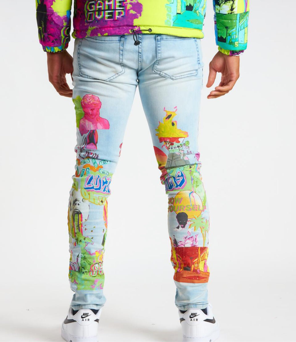 Men's Sugarhill Denim Jeans Pants – Unleashed Streetwear and Apparel