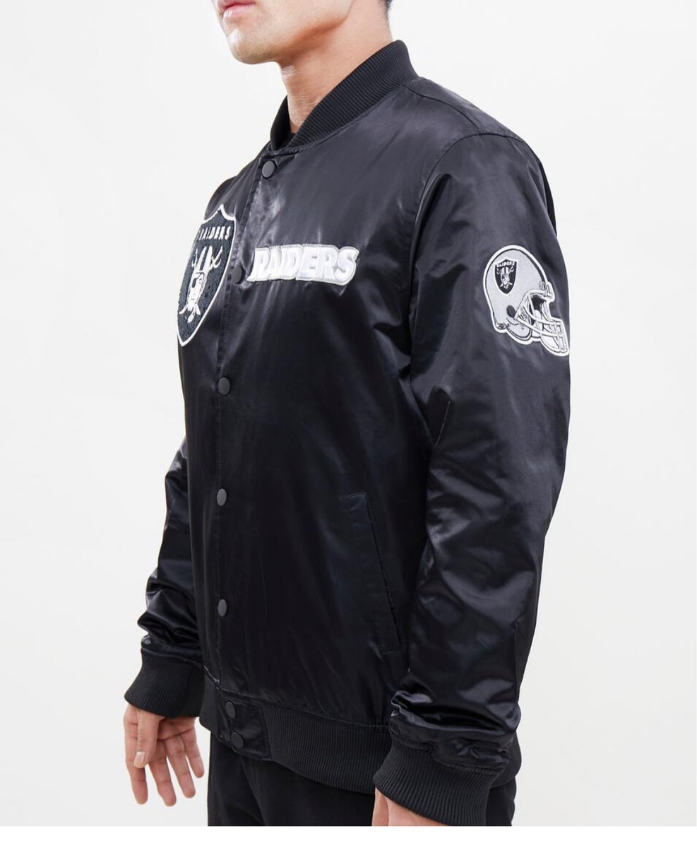 NEW* Men Pro Standard Las Vegas Raiders Varsity Jacket Triple