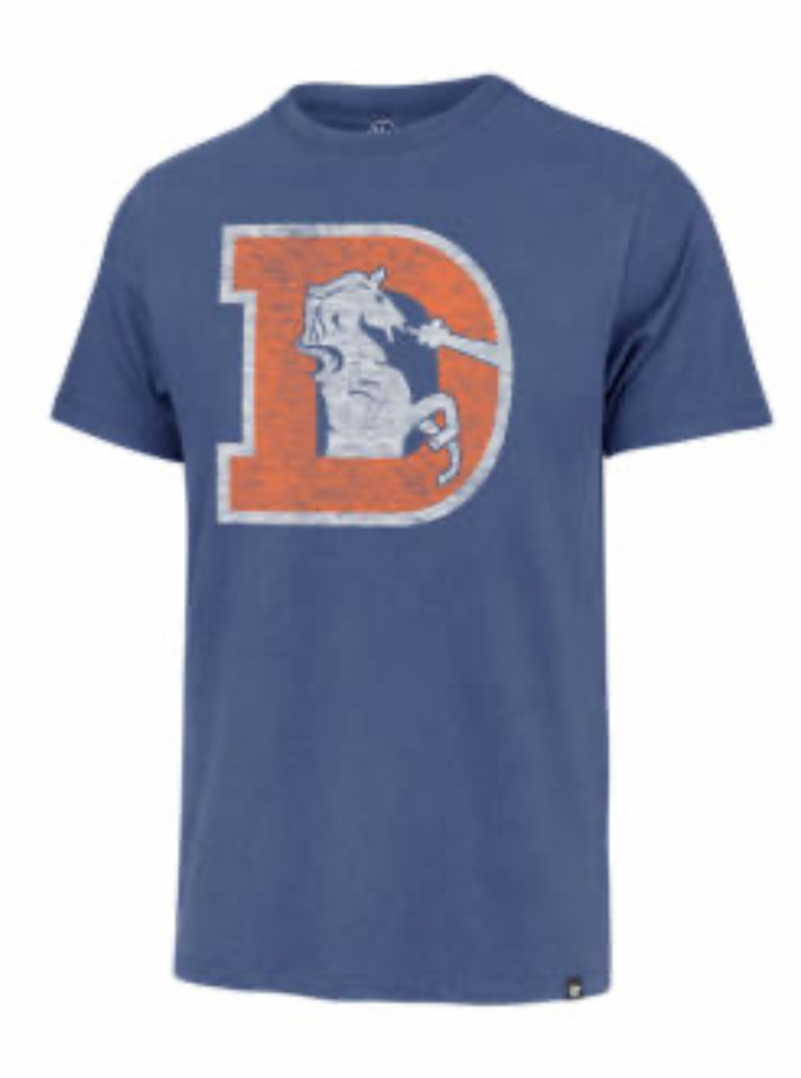 Licensed Sports 47 Brand Men’s Denver Broncos Retro Tee Shirt