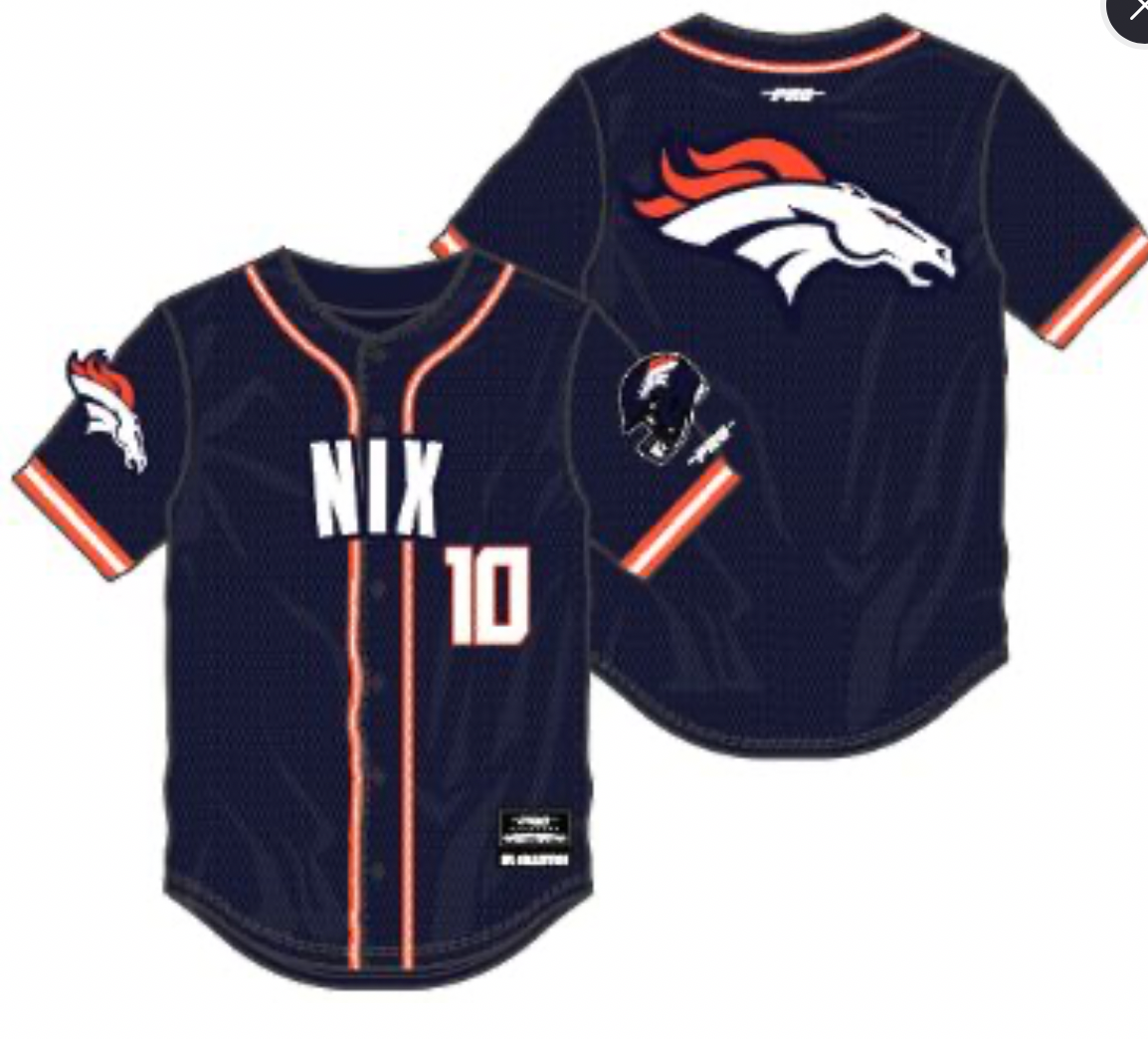 Nix Licensed Sports Pro Standard Brand Men’s Denver Broncos Jersey