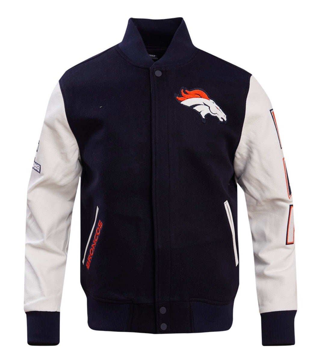 Men’s Pro Standard Sports Denver Broncos Varsity Jacket