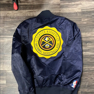 Men’s Pro Standard Denver Nuggets licensed special edition, Satin Bomber Sports Jacket