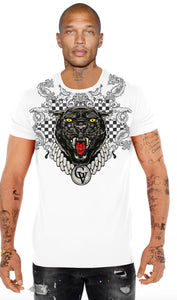 George V White Black Panther Designer Men’s Tee Shirt