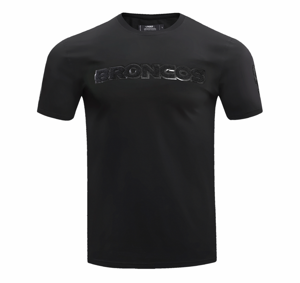 Licensed Sports Pro Standard Brand Men’s Denver Broncos Black Tee Shirt