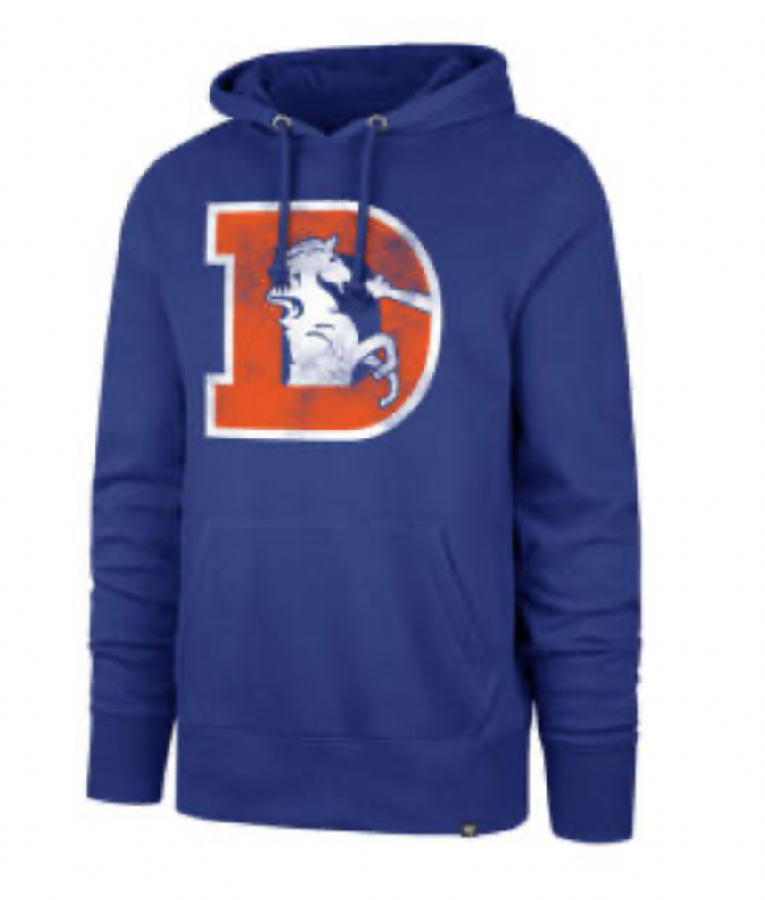 Licensed Sports 47 Brand Men’s Denver Broncos Retro Hoodie