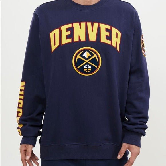 Licensed Pro Standard Denver Nuggets Crew Sports Sweaters