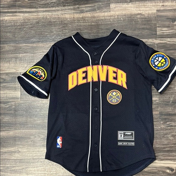 Men’s Pro Standard licensed special edition Blue Denver Nuggets Basketball Sports Jersey