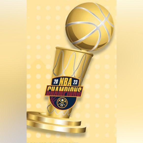 Sports Licensed Denver Nuggets Championship Trophy Paperweight