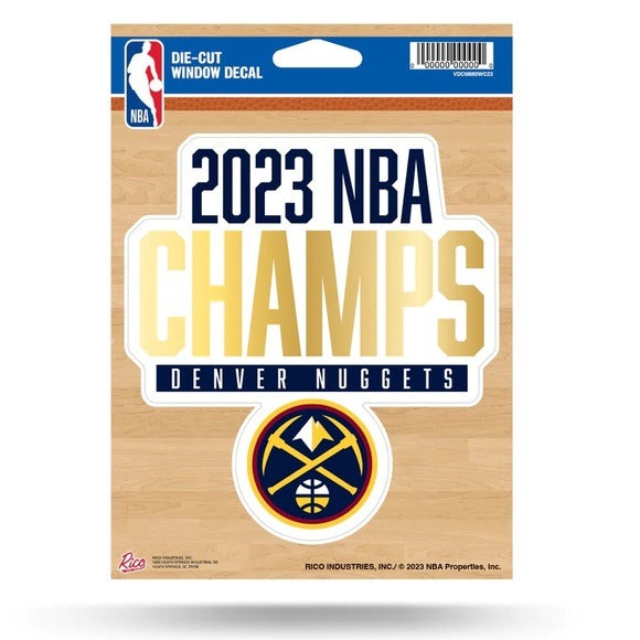 Licensed Sports Denver Nuggets 2023 Championship Team Decal