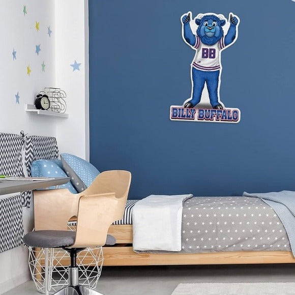 Buffalo Bills Sports Licensed NFL Mascot Large Wall Felt Pennant Decor Sign