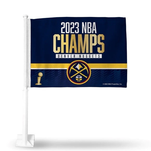 Licensed Sports Denver Nuggets 2023 Championship Car Flag