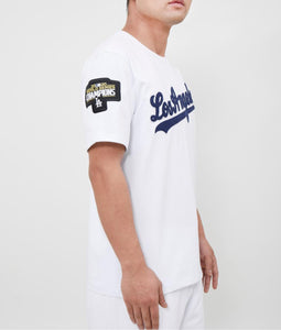 Pro Standard 2 Piece White LA Dodgers Short Set