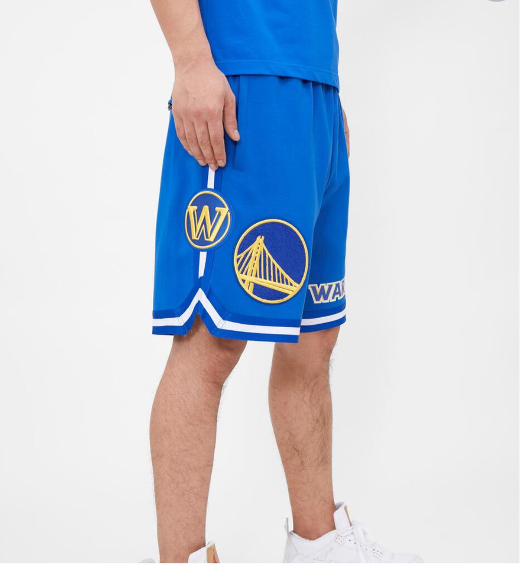 Pro Standard 2 Piece Blue Golden State Warriors Short Set