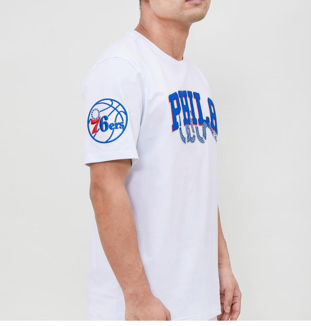 Pro Standard 2 Piece White Philadelphia 76ers Short Set