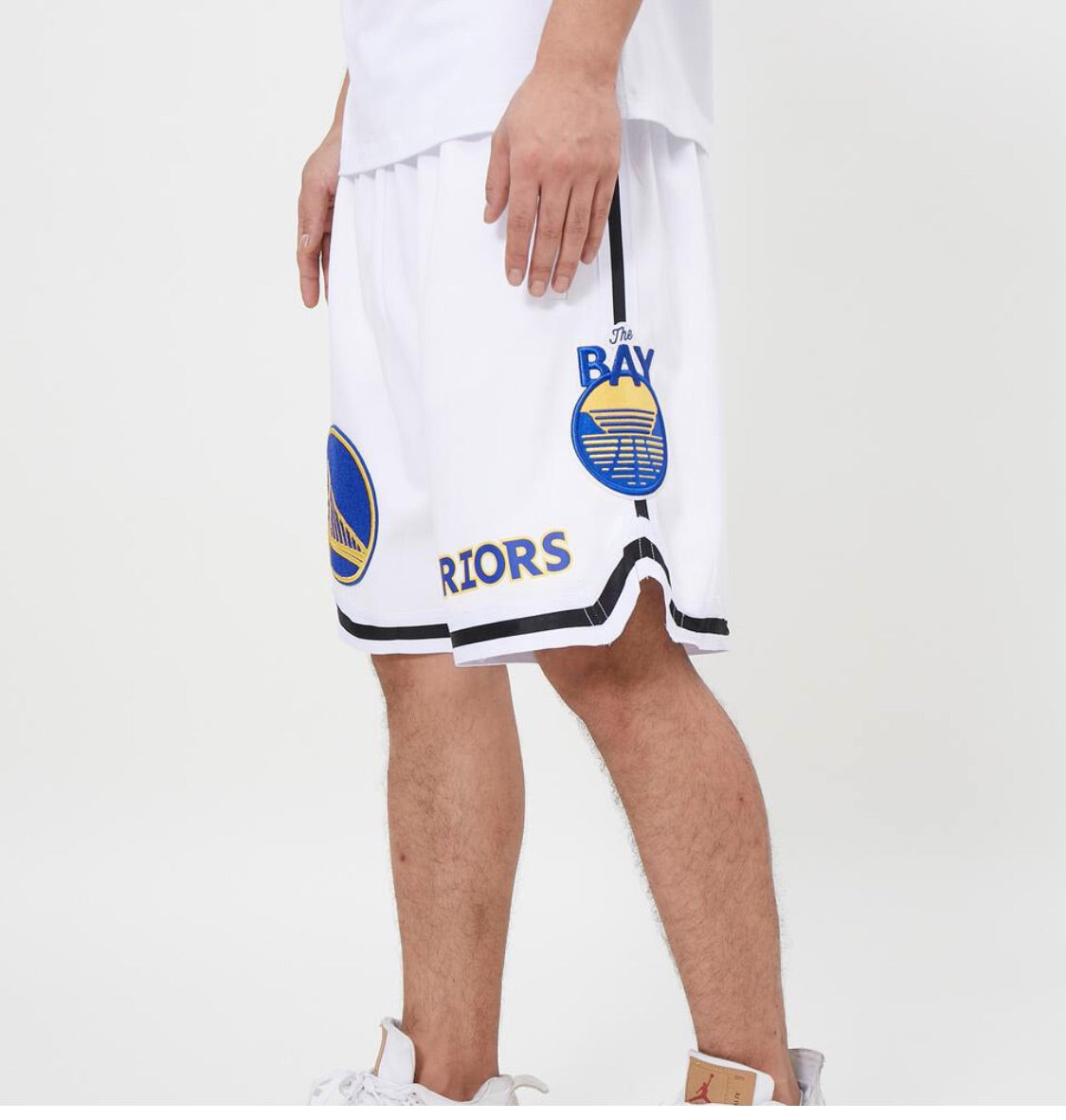 Pro Standard 2 Piece White Golden State Warriors Short Set