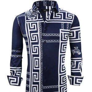italian dress shirts men Blue Striped Shirt the fabric blend balances structure with comfort so you can stay composed through long days Why and How Italy Makes
