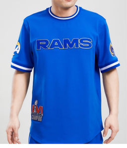 Pro Standard Men’s LA Rams Blue Jersey Tee Shirt