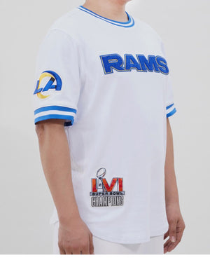 Pro Standard Men’s LA Rams White Jersey Tee Shirt