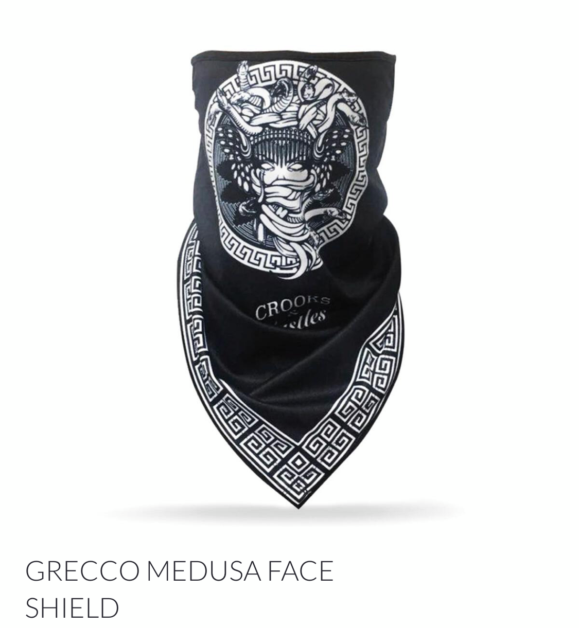 Crooks & Castles Men’s Graphic Face Mask