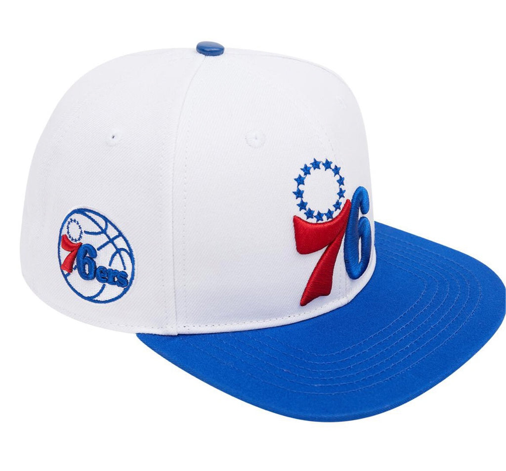Pro Standard White Philadelphia 76ers Hat
