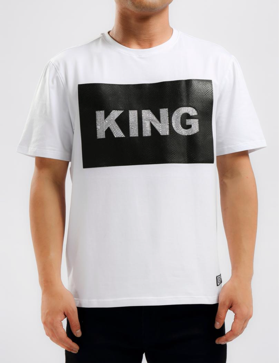 Hudson/Eternity Rhinestone King Men’s Tee Shirt