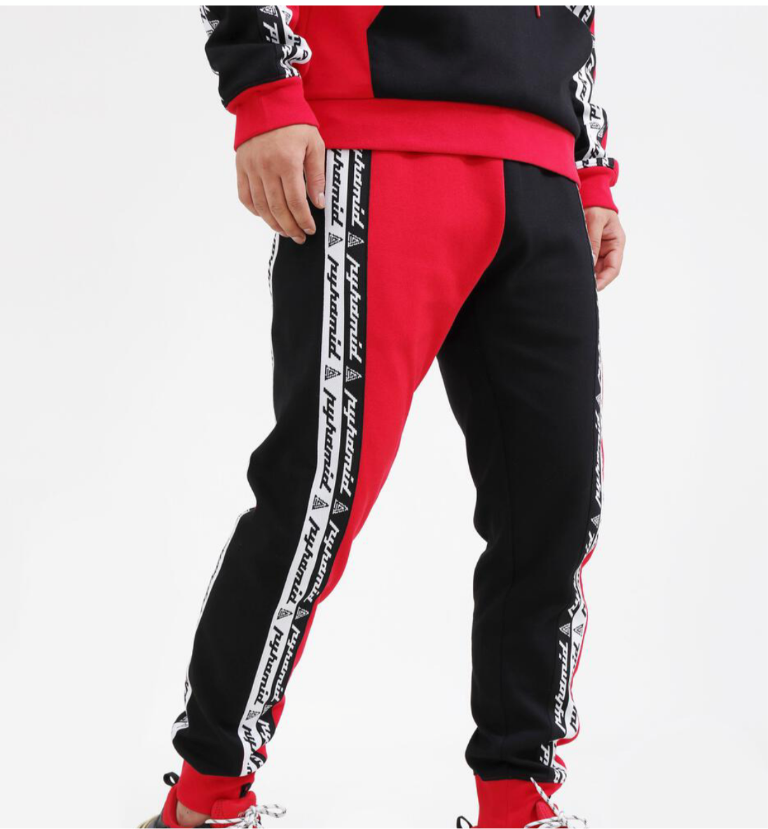 Men’s Black Pyramid 2 Piece Set – Unleashed Streetwear and Apparel