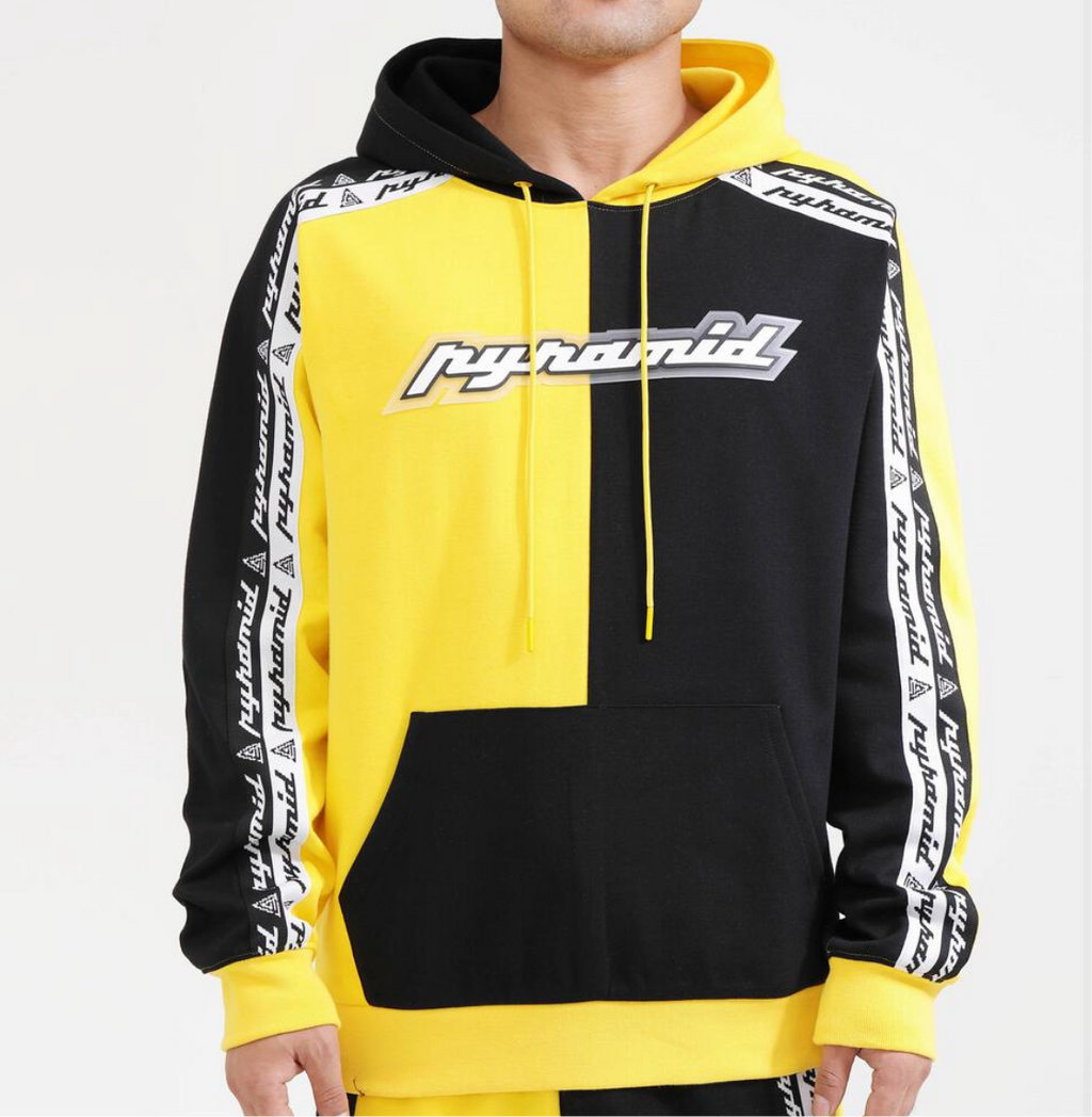 Black pyramid monster hoodie hotsell