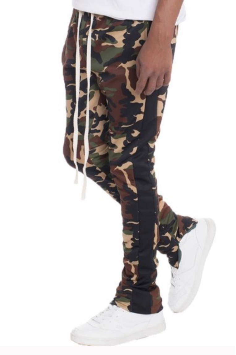 Men’s Army Fatigue Camo Stretch Jogger Pants