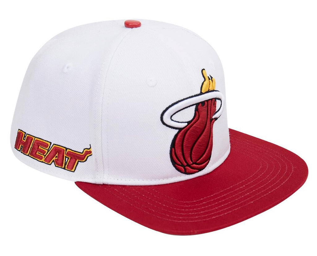 Pro Standard White Miami Heat Hat