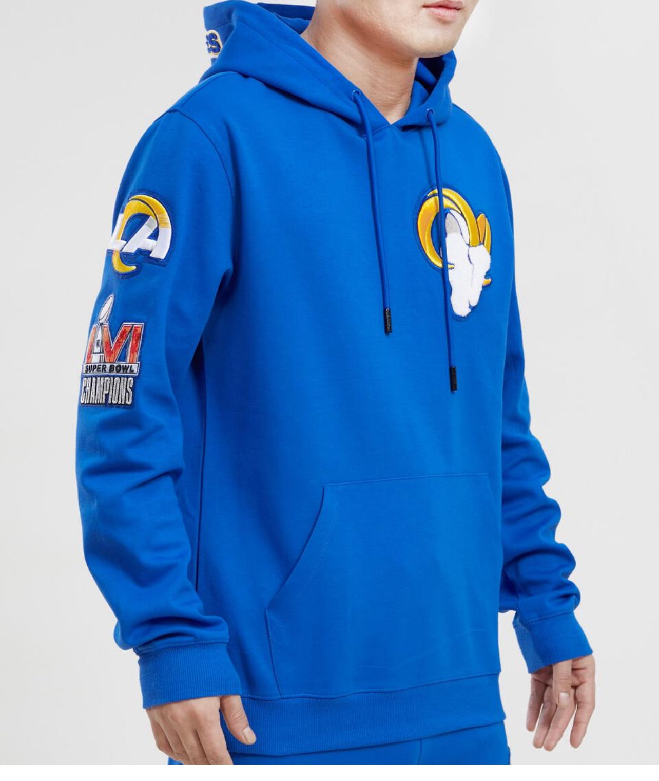 mitchell and ness la rams hoodie