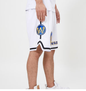 Pro Standard 2 Piece White Golden State Warriors Short Set