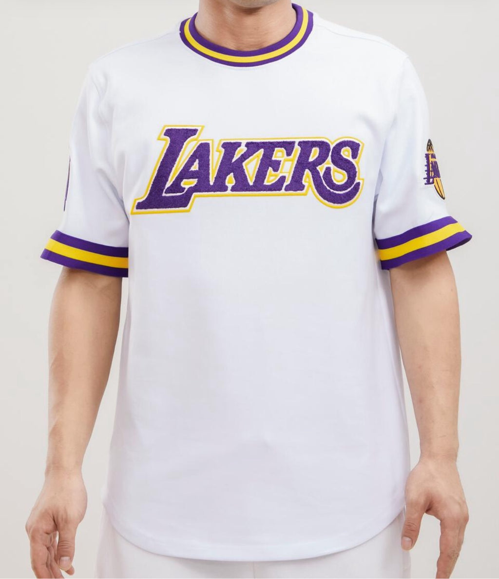 Pro Standard Men’s LA Lakers White Jersey Tee Shirt