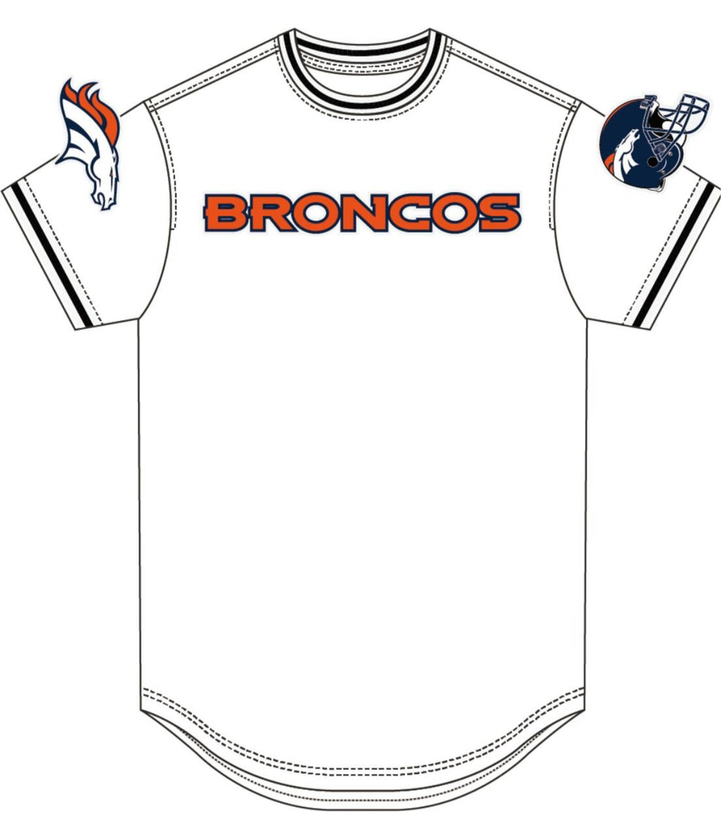 Pro Standard Men’s Denver Broncos White Jersey Tee Shirt