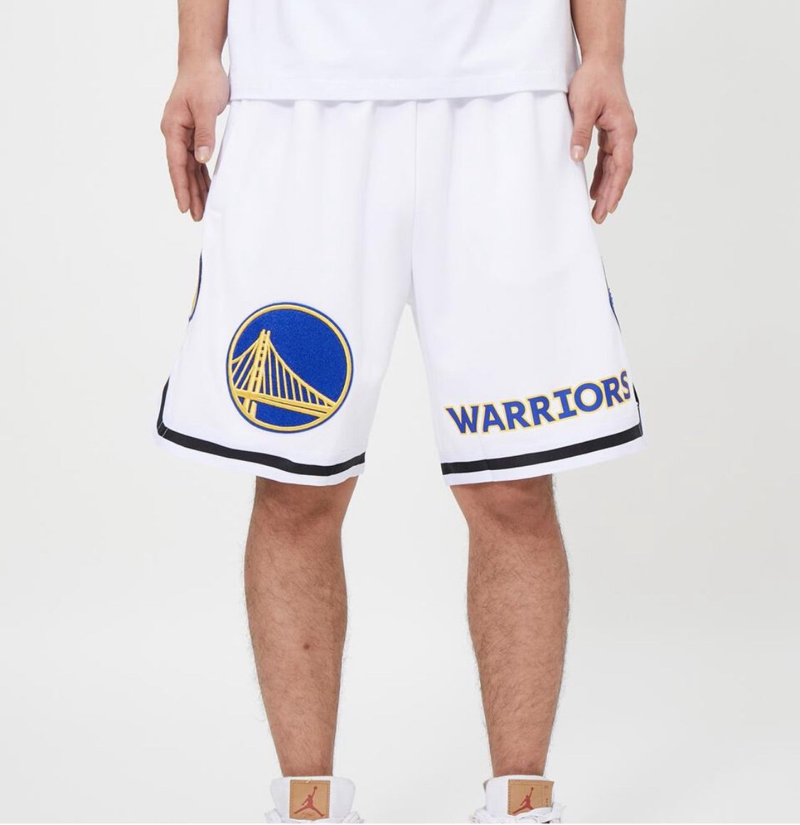 Pro Standard 2 Piece White Golden State Warriors Short Set