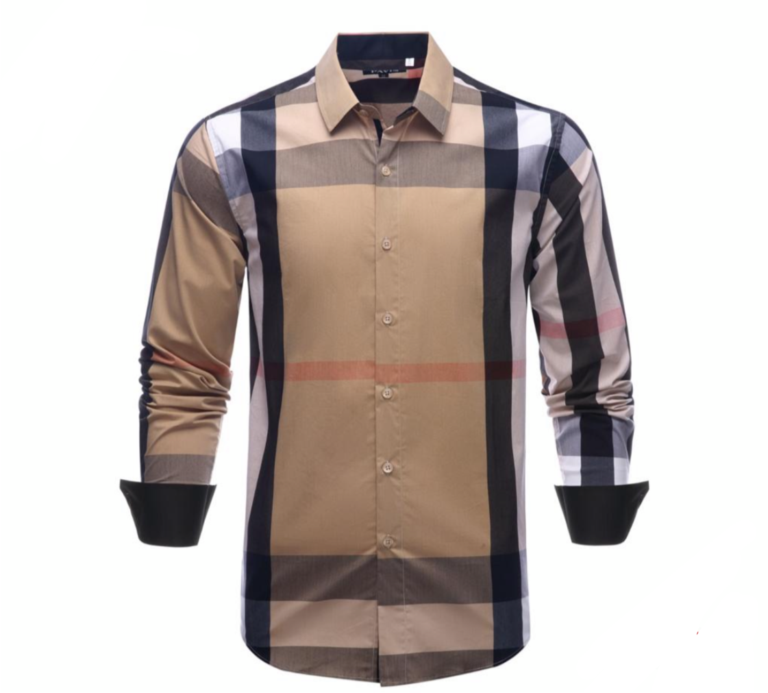 replica burberry dress shirt Vintage BURBERRY LONDON Blue & White Stripe Cotton Dress Shirt