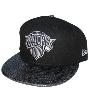 New Black Silver New York Knicks NBA Hat New Era