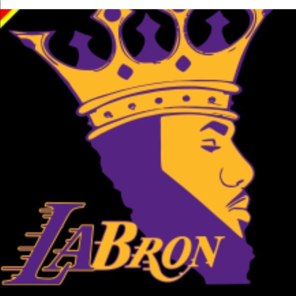 Lebron James LA Lakers Custom Tee Shirt Black