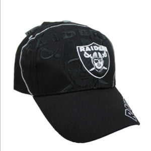 Oakland Raiders Adjustable Hat Velcro