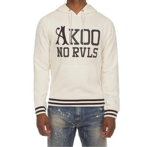 Men’s Akoo No Rvls Cream Off White Hooded Sweatshirt Shirt